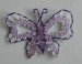 motýlek fialovo-bílý